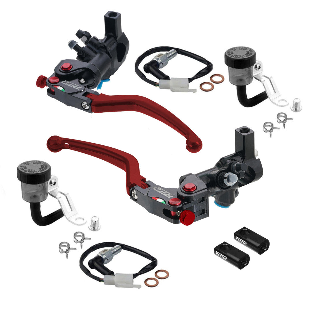 RPD Radial Master Brake Pump Set Genesis GEN2 (R/L) Long Handle With RPD Brake Switch & R1 Adapter
