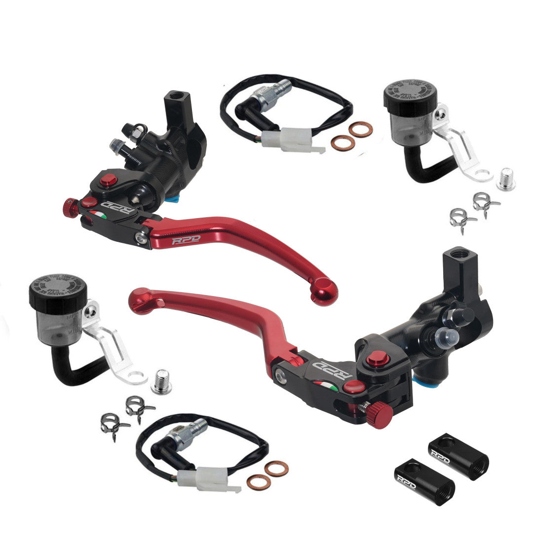 RPD Radial Master Brake Pump Set Genesis GEN2 (R/L) Short Handle With RPD Brake Switch & R1 Adapter