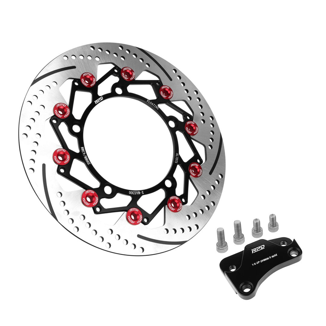 RPD Tornado Front Floating Disc Rotor 298MM For X-Max + Bracket
