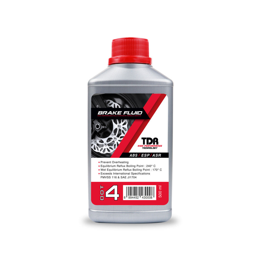 TDR Brake Fluid Fully Synthetic DOT 4 240C / 464F (500ml)