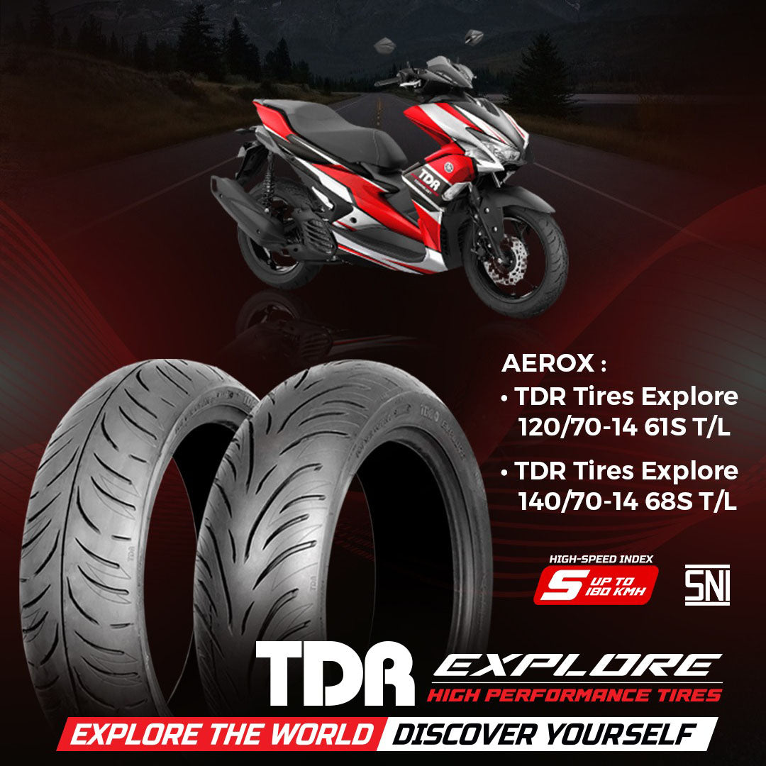 TDR Tires Explore 120/70-14 61S T/L
