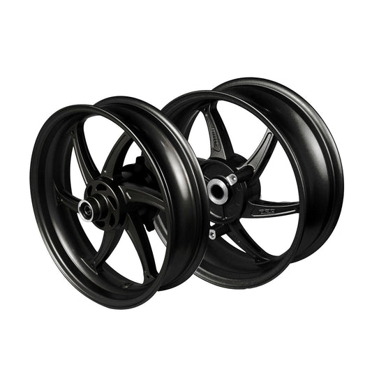 RPD CASTING WHEEL SET SKYBLADE BLACK FOR X-MAX (F: 3.50x15, R: 4.00x14)