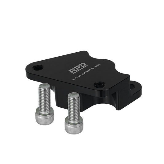 RPD ALUMUNIUM CNC BRACKET CALIPER AXIAL FOR 230MM N-MAX BLACK + BOLT