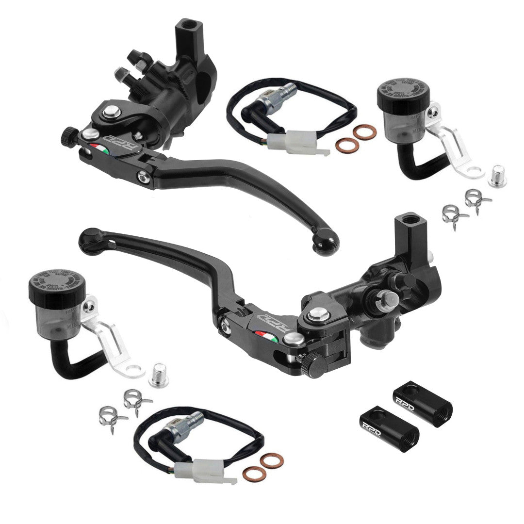 RPD Radial Master Brake Pump Set Genesis GEN2 (R/L) Long Handle With RPD Brake Switch & R1 Adapter