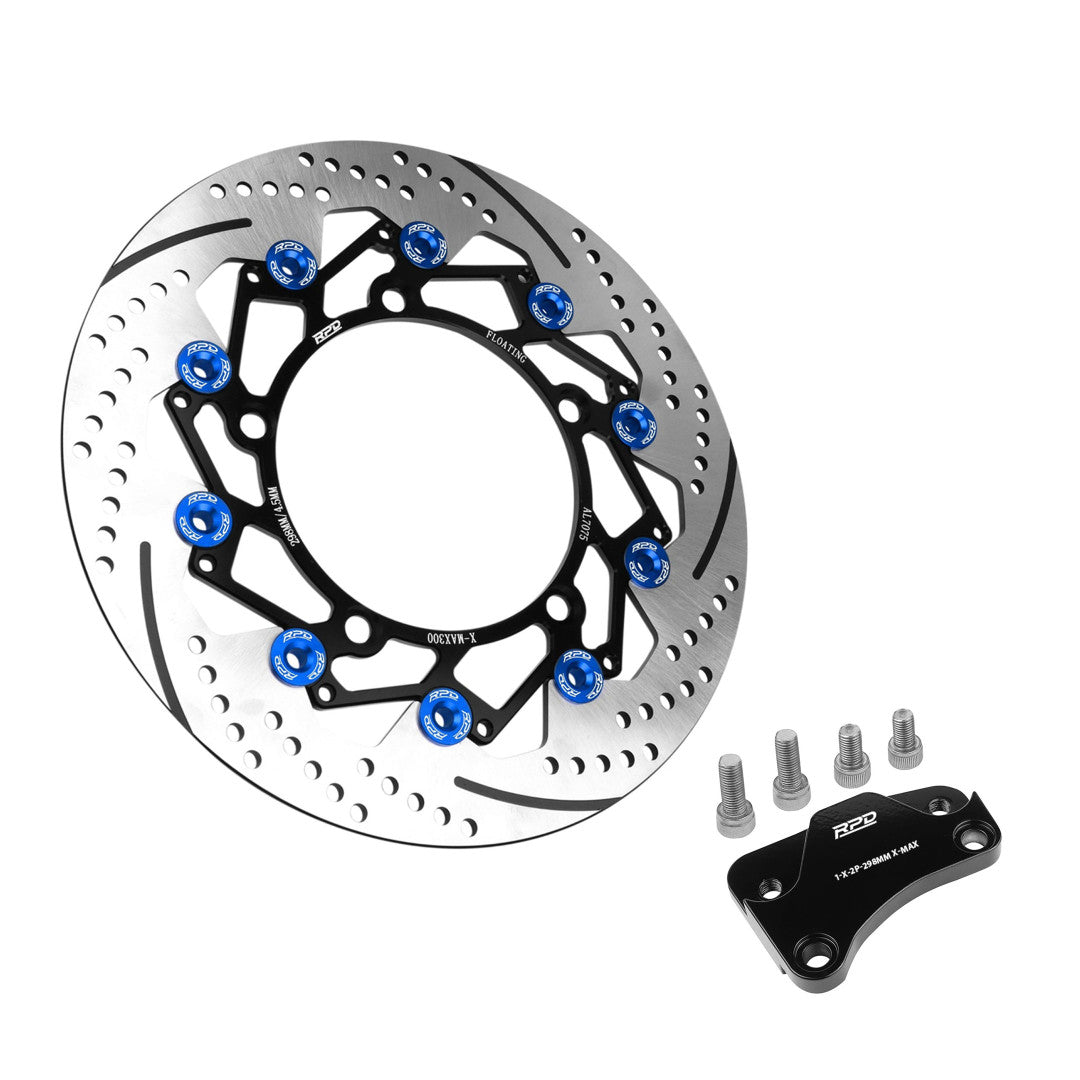 Maxtech Rotor Disk RPD Tornado Front Floating Disc Rotor 298MM For X-Max + Bracket – Our ...